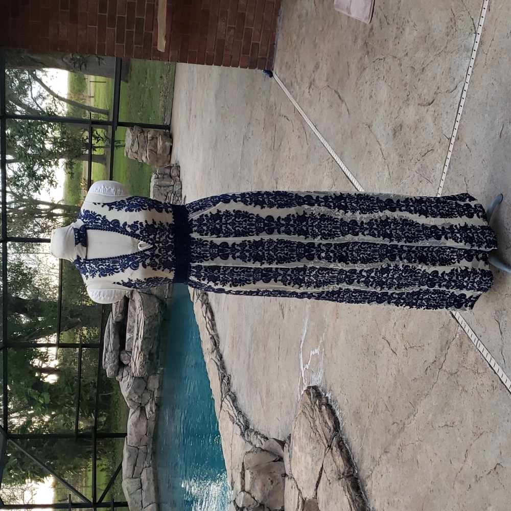 Embroidered Midnight Doll boho chic dress